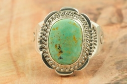 Genuine Royston Turquoise Sterling Silver Ring